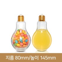 유리병 주스병 전구유리병 250ml-, 1개, 1개