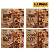 노브랜드 간편하고 든든하게 노브랜드 콘견과바 4입(30g*4) x4개, 120g