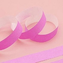 셀럽하우스 종이 입장권 팔찌 손목띠 띠지 티켓 행사 공연 분홍