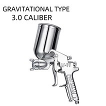 다용도W-77 Pneumatic Sprayer 2.0/2.5/3.0mm Nozzle Auto/F다목적nit다목적e Tool Airbrush Paint Gun For, 01 W 77 upper pot 3 0