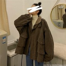 라오농 여성 코듀로이 자켓 골덴 점퍼 겨울 47 +d2506LL