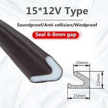 계란판방음재 흡음스펀지 5 m pu foam soundproof door strip v, 15x12v