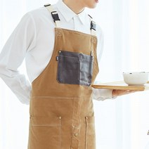 유니스토어 버클업 앞치마, 라이트브라운(A-539)