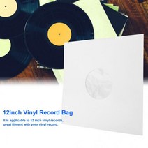 턴베이블바늘 종이 비닐 레코드 커버 정전기 방지 CD 플레이어 보호 케이스 내부 가방 포함 12인치 20 개, 20pcs