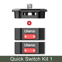 울란지 클로 퀵 릴리스 시스템 플레이트 1/4 인치 삼각대베이스 마운트 숄더 스트랩 소니 캐논 니콘 DSLR, 06. kit 6, 05 kit 6