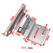 계단식 두번 꺽인 접힌 스프링 경첩 현관문 장롱 가구 이중 밴딩 힌지 특수 형태 도어 흰지 방문 문짝 도어 화이트