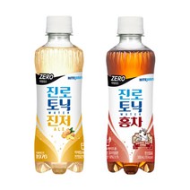하이트진로 토닉워터 300ml (홍차12+진저에일12) 24개