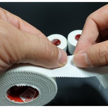 발목테이핑 스포츠테이핑 스포츠테이프 테이핑테이프 면테이프 러너스 R테이프 근육 테이핑 러너스 알테이프 2.5센티X9.1미터[1개], 2.5센치 x 9.1M 한롤(1)