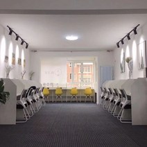 독서실책상 칸막이책상 학원 도서관 가정용 입시 1인, LED 라이트 + 소켓 패널 포함