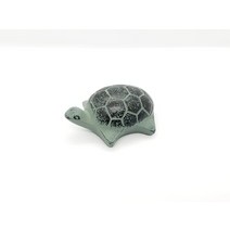 이와츄 주물 쇠 무쇠 바위 주조 Iwachu 문진 거북 아오 높이 2.5cm 남부 철기 30319, 한개옵션0, 한개옵션1