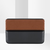 bmw 벤츠 차량용 사이드 자동차 포켓 틈새 쿠션 수납 용품 보관 수납함, 로고없는, 1P, 스웨이드브라운