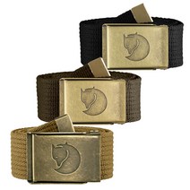 [피엘라벤] 캔버스 브라스 벨트 4cm (77297) Canvas Brass Belt 4 cm, 블랙