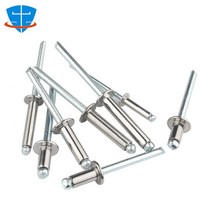 50pcs m3 m3.2 m4 m5 304 스테인레스 스틸 블라인드 리벳 팝 라운드 헤드 풀 장식 네일 소켓 방수 셀프 플, 08 M4 x 6mm_01 50Pcs