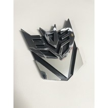 차량 도마뱀 악마 트랜스포머 3d거미 엠블럼 스티커 뱃지., 세모트랜스포머