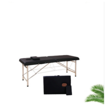 피부샵 마사지샵 가정용 다기능 휴대용 접이식 / 고정식 마사지 침대, 높이조절 블랙 80cm+배게, 블랙