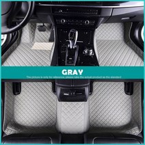 혼다 자동차 맞춤형 바닥 매트 CRV 발 패드 카펫 커버 인테리어 액세서리 2007 2008 2009 2010, Foot-GRAY