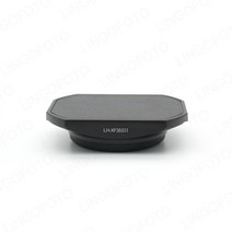 FITRADE LH-JXF35S II 금속 사각 렌즈 후드 블랙 실버 후지필름 후지논 XF23mm F2 R WR 캡 포함, 01 Black