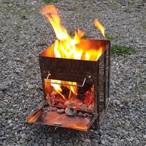 불멍화로대 미니 차콜스타터 백패킹 우드스토브 BBQ