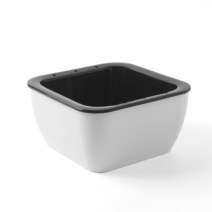 흰색 저면관수화분 자동급수화분 화이트화분 16.5x16.5x8.5cm