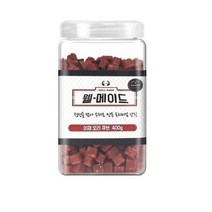 웰메이드 강아지 수제간식 400g, 야채오리큐브, 2개