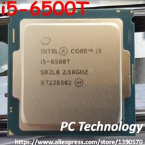 리퍼 CPU 오리지널 인텔 코어 i5-6500T i5 2.5GHz 쿼드 스레드 CPU 프로세서 6M 35W LGA 1151, 한개옵션0