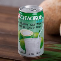 (타이푸드)Chaokoh 코코넛 쥬스 (펄프) 350mLx2, 18L4_코코넛주스350mLx2, 18L4_코코넛주스350mLx2