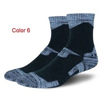 2018 남성 여성 겨울 스포츠 양말 통기성 야외 승마 하이킹 짝/몫, L (EU 39-44), dark gray
