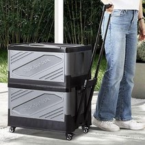 리브리움 폴딩박스카트 바퀴달린 장바구니캐리어 핸드 쇼핑시장 접이, 리브리움 폴딩박스카트 그레이