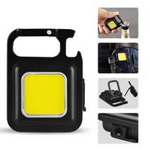 Fowod 충전 키체인 LED 미니 야외 캠핑 랜턴 작업등, 1p