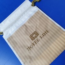 바로사세요 금줄 복주머니 500개 박인쇄물 모텔 파우치 용품 비품 주머니 조리개 상호 로그인쇄 가능 소모품 천국 이 넷