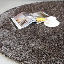 바보사랑 샤기 로체 원형러그 170cm 카페트.가온길카페트(무료배송)