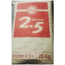 CJ백설 핵산2.5프로25kg 대용량조미료 핵산미원업소용, 단품