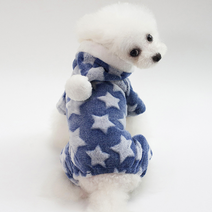 하라시코쿠키 반려견 별로고 잠옷, 블루