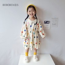 뽀뽀뽀 아동복 여아 풍선 원피스 유아 가을 겨울 옷 아기 아동 키즈 캐주얼 등원룩 등원복