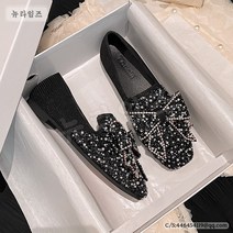 여성화 반짝 스톤 스팽글 발편한 단화 플랫슈즈 Flat Shoes 0H437