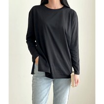 베이직오버마켓 1+1 기본 무지 레이어드 긴팔 티셔츠