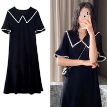 편리한 여성 데일리 룩 여름 미디 원피스 편한 홈웨어