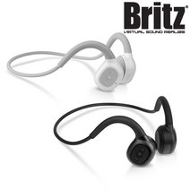 브리츠 BE-BONE7 골전도 이어폰 헤드폰 블루투스 핸즈프리 무선 5.2v 운동 야외용 생활방수 멀티페어링, 화이트