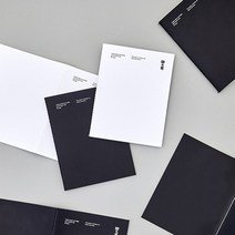 B+W 스티치 노트, 화이트