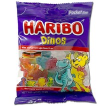 하리보 다이노스 젤리 100g 아이들 수입 간식, 5개
