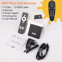 블랙박스왕 MECOOL-KM7 플러스 TV 박스 안드로이드 11 넷플릭스 4k 구글 2GB DDR4 16GB ROM 100M LAN 인터넷 S905Y4 홈 미디어 플레이어 셋톱, [03] 영국 플러그, [07] KM7 Plus G30, 07 KM7 Plus G30_03 영국 플러그
