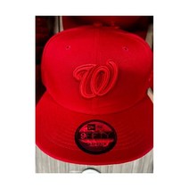 New Era 워싱턴 내셔널스 Red on 스냅백 모자