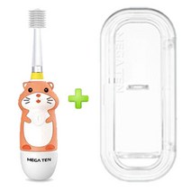 비바텍 메가텐 360도 음파전동칫솔+케이스(증정), 1개, 햄스터+케이스