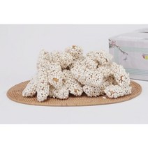 강릉 한과 찹쌀통밥강정(중) 1kg / 수제한과 찹쌀+조청 사기막전통한과, 1개