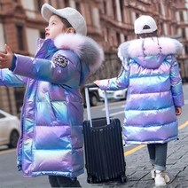 안안씬 여아 웰론 롱 패딩 후드 다운점퍼 Y18