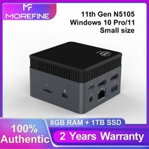 스틱PC 초 미니 PC MINIPC 안드로이드 피시 MOREFINE-M6S 게이밍 컴퓨터 인텔 N5105 8G LPDDR4 128GB 256GB Window10 pro 4K 6, EU, 8G 512GB
