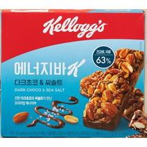 켈로그 에너지바K 다크초코&씨솔트 120G (30Gx4입), 120g(30g x 4입), 2개