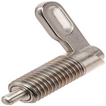 Kipp 03099-10406A6 Stainless Steel Cam Action Indexing Plunger Style A Inch Natural Finish 6 mm, 1, 5/8-11