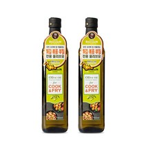 브로슈낭 튀김 부침용 퓨어 올리브 오일 750ml x 2병, 2개