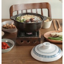 곰솥 내열 냄비 뚝배기 돌솥 오븐 세라믹 직화 전골 도자기 찌개 곰솥 솥밥 이유식 계란찜 라면 주방, 미리내내열냄비_전골